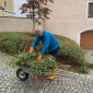 Gartenaktion 2022 Hans Grajer räumt auf