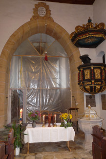 "Baustelle" Peter und Paul Mantel